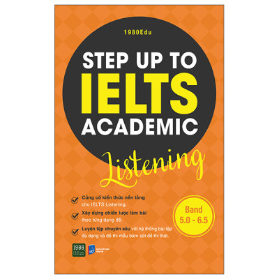 COMBO STEP UP TO IELTS ACADEMIC SPEAKING + LISTENING + READING + WRITING