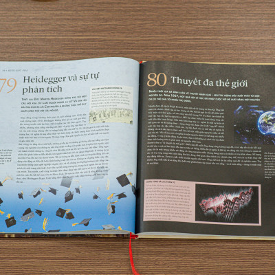 Sách Lược Sử Về Triết Học ( An Illustrated History of Thought ) - Kiến Thức Về Thế Giới Triết Học, Từ Những Nhà Tư Tưởng Lớn Đến Các Khái Niệm Hiện Đại - Hiệu Sách GenBooks, Bìa Cứng In Màu