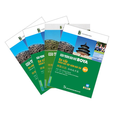 Combo Trọn Bộ Giáo Trình Boya Sơ Cấp Kèm Sách Bài Tập Đáp Án (Tặng kèm Bookmark PL) 