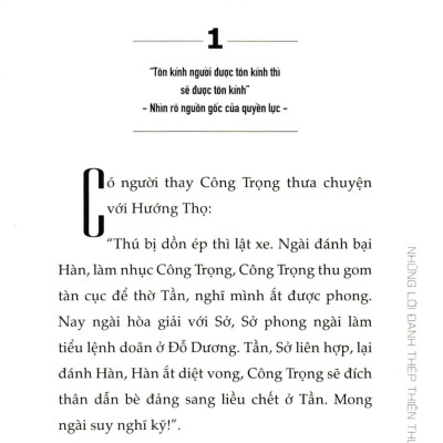 Chiến Quốc Sách - Những Lời Đanh Thép Thiên Thu (SB) 