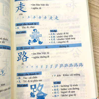 Combo 4 sách: Bộ 3 tập Siêu Trí Nhớ Chữ Hán + 5099 Từ Vựng HSK1 – HSK6 Từ Điển Tam Ngữ Anh – Trung – Việt 