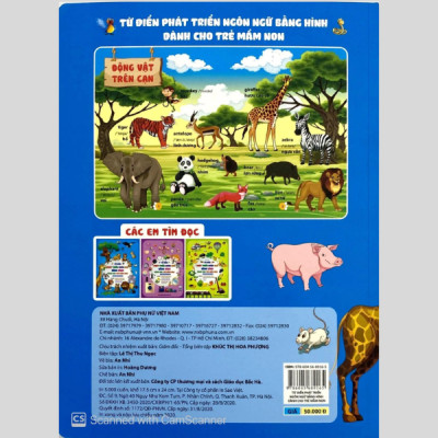 Từ Điển Phát Triển Ngôn Ngữ Bằng Hình Dành Cho Trẻ Mầm Non - Chủ Đề: Động Vật