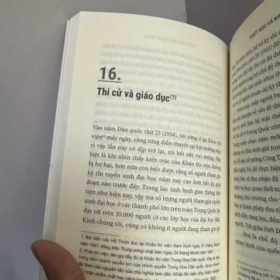 TRIẾT HỌC VÀ NHÂN SINH – Hồ Thích – Nhã Nam