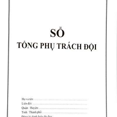 Sổ Tổng Phụ Trách (Tái Bản 2022)