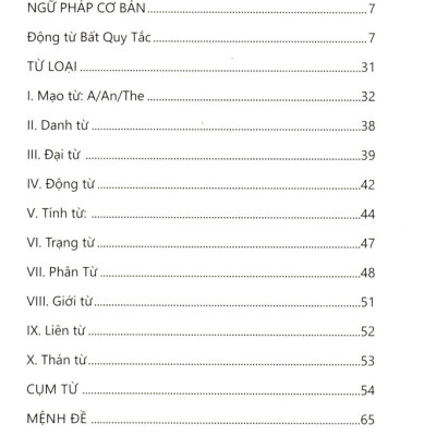 Chinh Phục Từ Vựng Và Ngữ Pháp Tiếng Anh (Dành Cho Người Mới Bắt Đầu - Sbooks) 
