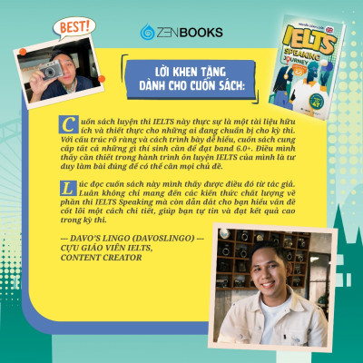 Sách - IELTS Speaking Journey: Lộ trình tự học IELTS Speaking từ cơ bản đến band 6.0  - Nguyễn Cảnh Luân