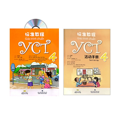 Sách- Combo:Giáo trình chuẩn YCT Tập 4 (Sách Bài Học - Bài Tập)+DVD tài liệu