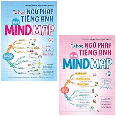 Combo Sách Tự Học Ngữ Pháp Tiếng Anh Bằng Mindmap (Bộ 2 Cuốn)