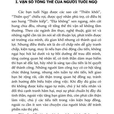 Tìm Hiểu Tính Cách Con Người Qua Năm Sinh Tuổi Ngọ