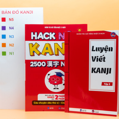 Hack Não Kanji Tập 2  - Ghi Nhớ Nhanh Kanji Theo Câu Chuyện Thú Vị Và Bộ Giống Nhau