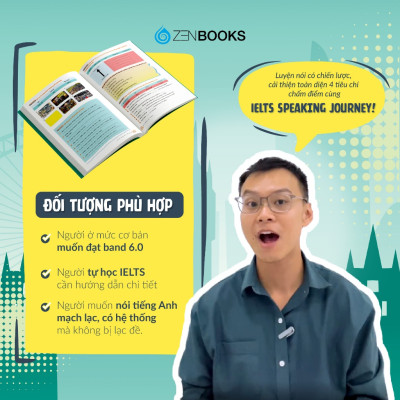 Bộ Sách Mentor + IELTS Speaking Journey: Lộ trình tự học IELTS Speaking từ cơ bản đến band 6.0