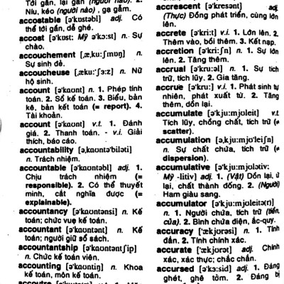 Từ Điển Anh - Việt