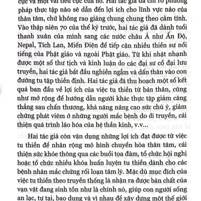 Khoa Học Của Thiền Định