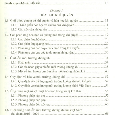 Giáo Trình Hóa Học Môi Trường