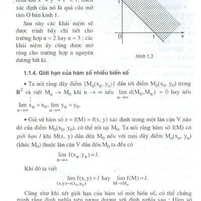 Toán Học Cao Cấp - Tập 3 - Phép Tính Giải Tích Nhiều Biến Số
