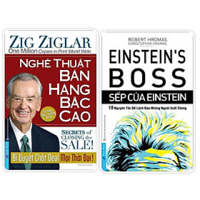 Combo Nghệ thuật bán hàng bậc cao + Sếp của Einstein - Bản Quyền