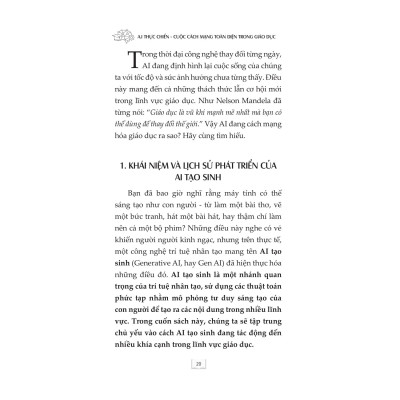 Sách - AI Thực Chiến - Cuộc Cách Mạng Toàn Diện Trong Giáo Dục