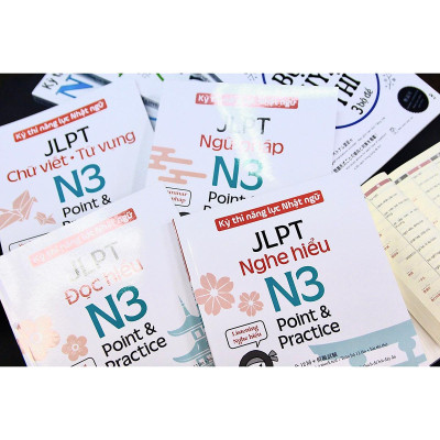 Kỳ thi năng lực Nhật ngữ: Point & Practice N3 - Chữ viết Từ vựng (NXB Trẻ)