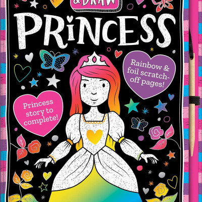 Scratch & Draw Princess - Scratch Art Activity Book