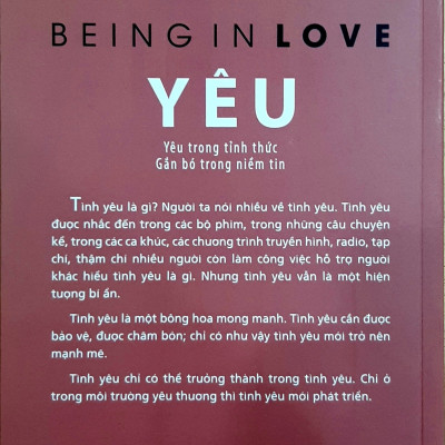 Sách Osho - YÊU - Yêu trong tỉnh thức, gắn bó trong niềm tin