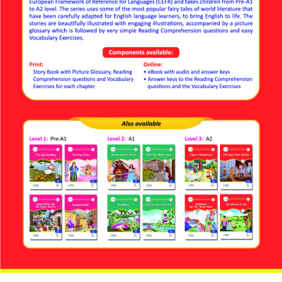 Combo truyện đọc Fairy Tales Graded Readers - CEFR A2