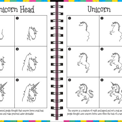 Scratch And Draw Unicorns & Horses Too! - Scratch Art Activity Book