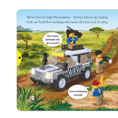 LEGO City. Safari Rescue: A Push, Pull And Slide Book