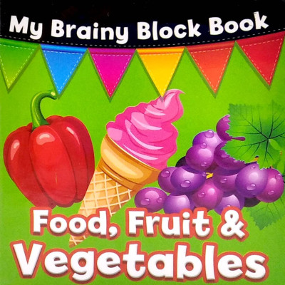 My Brainy Block Books: Food, Fruits & Vegetables