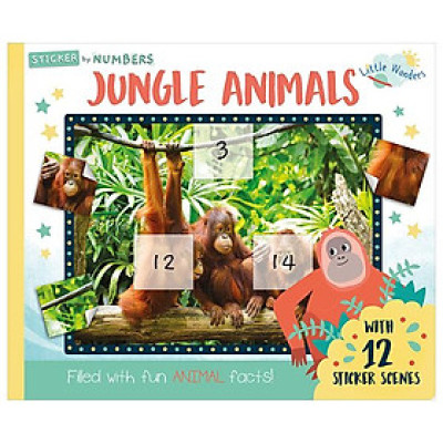 Little Wonders Sticker By Number - Jungle Animals