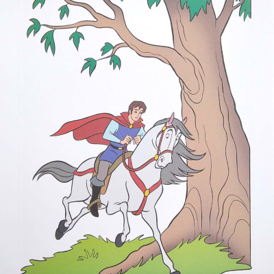 Princess Copy Colour: Princess And The Pea