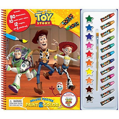 Disney Toy Story 4 Deluxe Poster Paint & Color