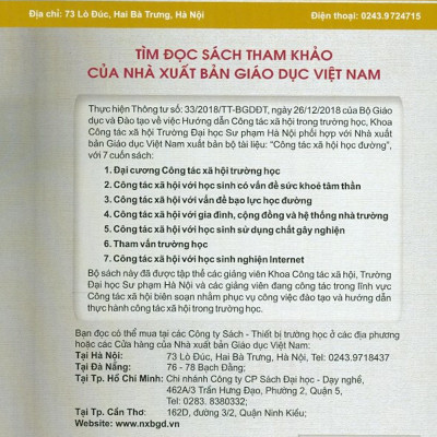 Công Tác Xã Hội Với Học Sinh Có Vấn Đề Sức Khỏe Tâm Thần