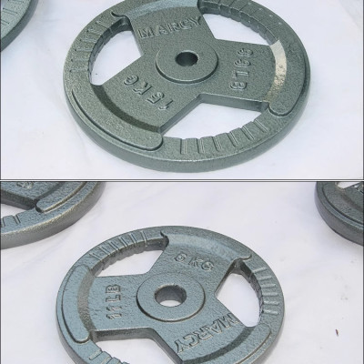 Tạ đĩa Gang bọc cao su FED-KB-5 phi 50- Loại 5kg (2 cái)