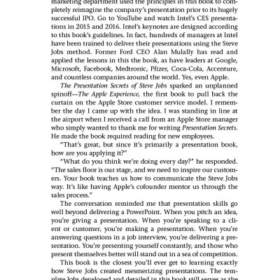 The Presentation Secrets Of Steve Jobs: How To Be Insanely Great In Front Of Any Audience