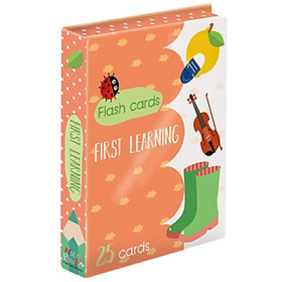 Flash Cards - First Learning Orange (25 Cards)