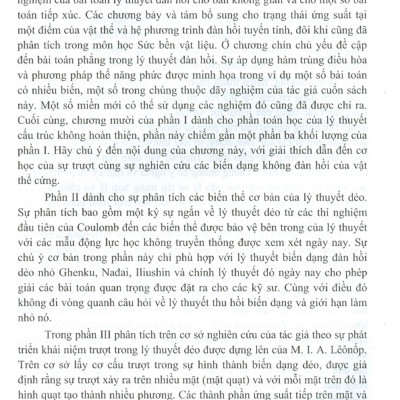 Lý Thuyết Đàn Hồi Và Lý Thuyết Dẻo