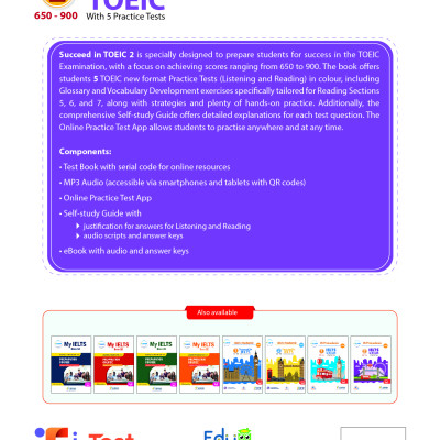 Succeed in TOEIC 2 (650-900) with 5 Practice Tests - New Revised format 2018