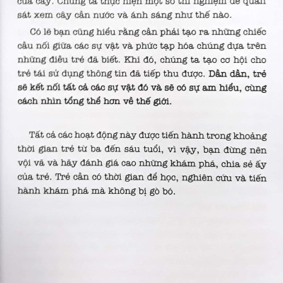 Học Montessori Để Dạy Trẻ Theo Phương Pháp Montessori - 100 Hoạt Động Montessori: Con Không Muốn Làm Cây Trong Lồng Kính