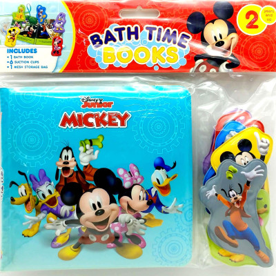 Disney Minnie & Mickey Bath Time Books (Eva Bag Edition)