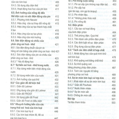 Cơ Sở Lí Thuyết Các Phản Ứng Hóa Học