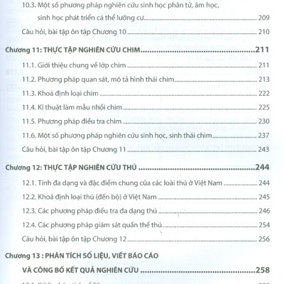 Sách - Giáo trình Thực tập nghiên cứu thiên nhiên