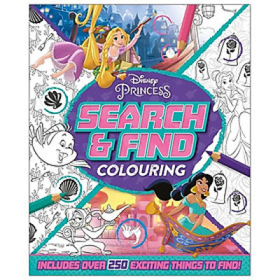 Disney Princess: Search & Find Colouring