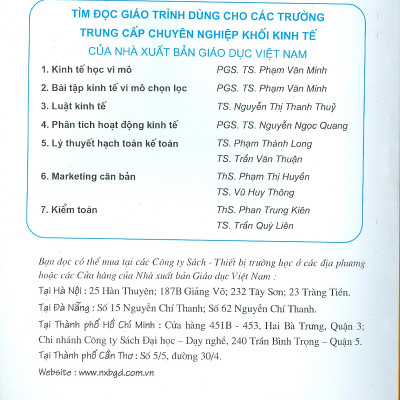  Luật Kinh Tế (Dùng trong các trường cao đẳng và trung cấp chuyên nghiệp khối kinh tế)