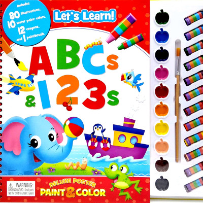 Preschool Abc/123 Deluxe Poster Paint & Color