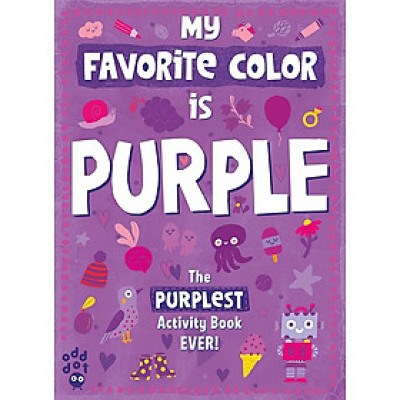 My Favorite Color Activity Book: Purple