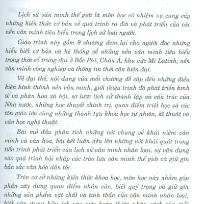 Lịch Sử Văn Minh Thế Giới (Tái bản lần thứ mười ba - năm 2014) - Vũ Dương Ninh (Chủ biên)