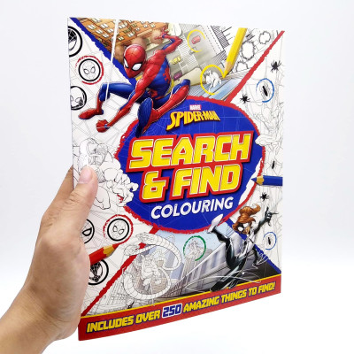 Marvel Spider-Man: Search & Find Colouring