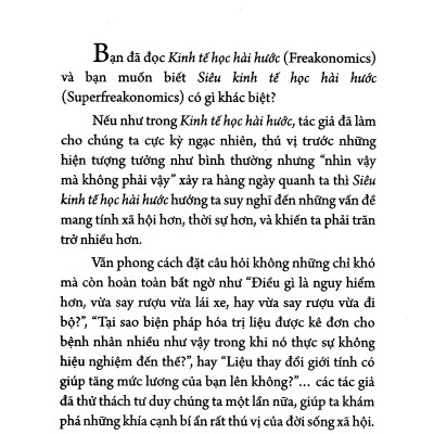 Siêu Kinh Tế Học Hài Hước (Quà Tặng Card đánh dấu sách đặc biệt)
