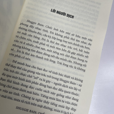 SHUGGIE BAIN - CHIẾC LINH HỒN NHỎ  –The 2020 Booker Prize – Douglas Stuart – Trần Quốc Tân dịch - Huy Hoàng Bookstore