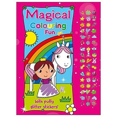 Magical Colouring Fun With Puffy Stickers